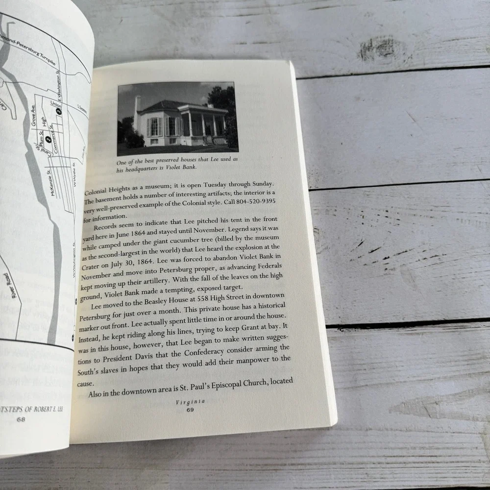 In the Footsteps of Robert E. Lee Clint Johnson 2001 Civil War History Guidebook